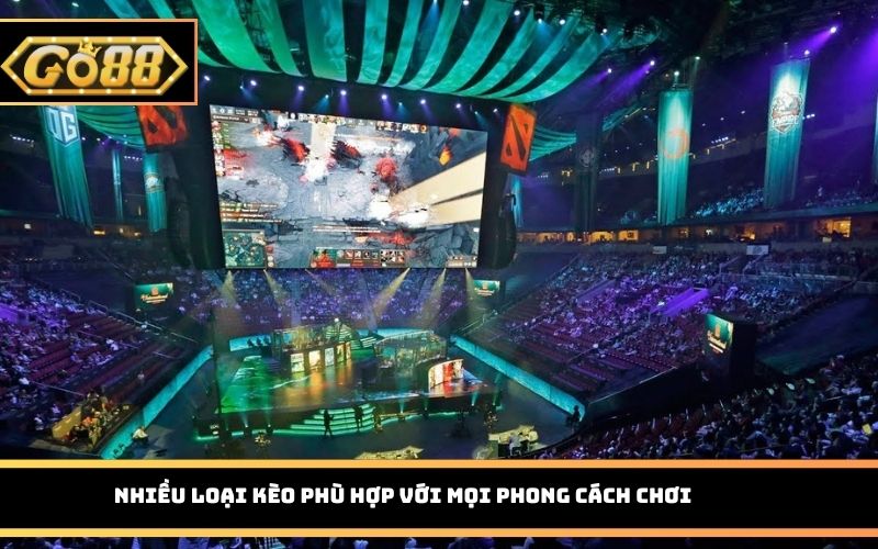 Esports Go88 – Cá Cược Thể Thao Điện Tử Được Yêu Thích Hiện Nay Nhiều loại kèo phù hợp với mọi phong cách chơi